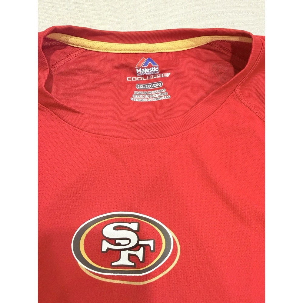 San Francisco 49ers Men's Long Sleeve Shirt 2XL NFL Team Apparel - Picture 5 of 5